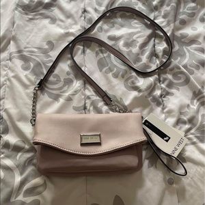 NWT NINE WEST WALLET/ESSENTIALS CROSSBODY BAG, lavender
